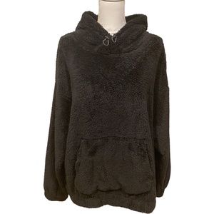 Nordstrom Zella Cloud Soft Fleece Hooded Jacket XL